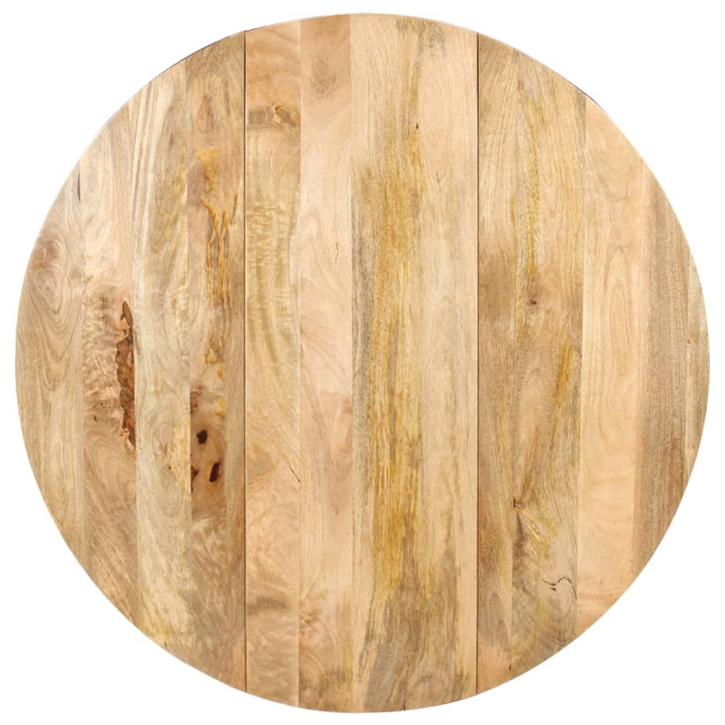spisebord rundt 110x76 cm massivt mangotræ