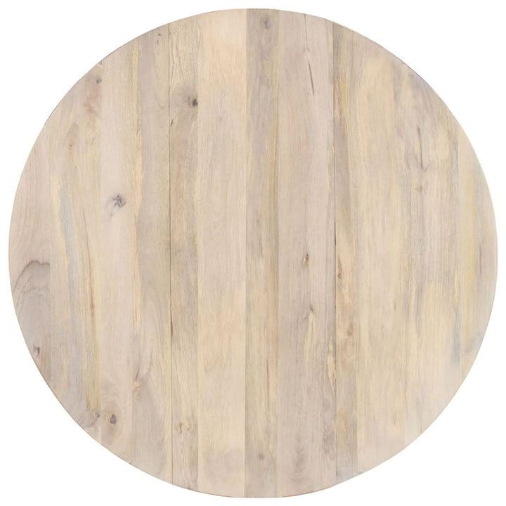 spisebord rundt 110x76 cm massivt mangotræ