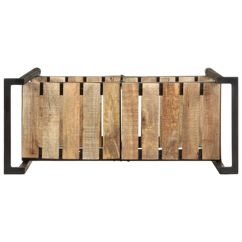 køkkenvogn 87x36x81 cm massivt mangotræ