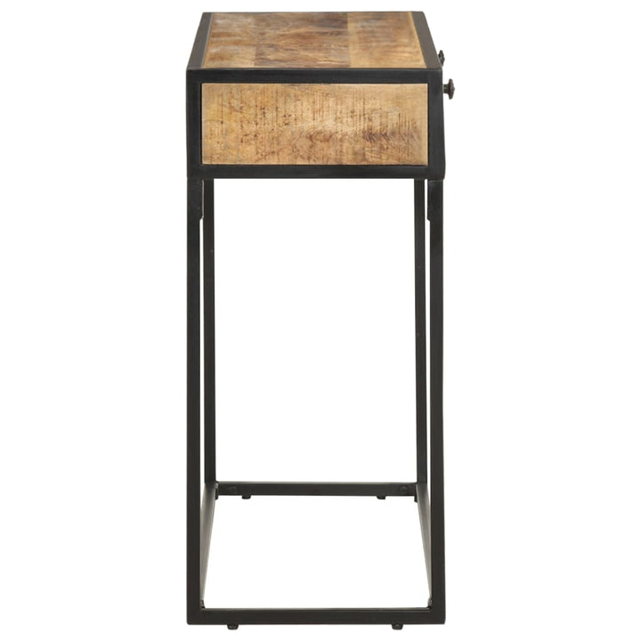 konsolbord 100x35x75 cm massivt mangotræ