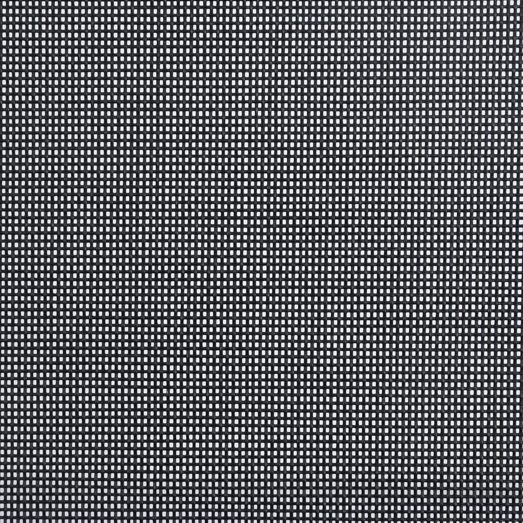 foldbare havestole 6 stk. textilene sort