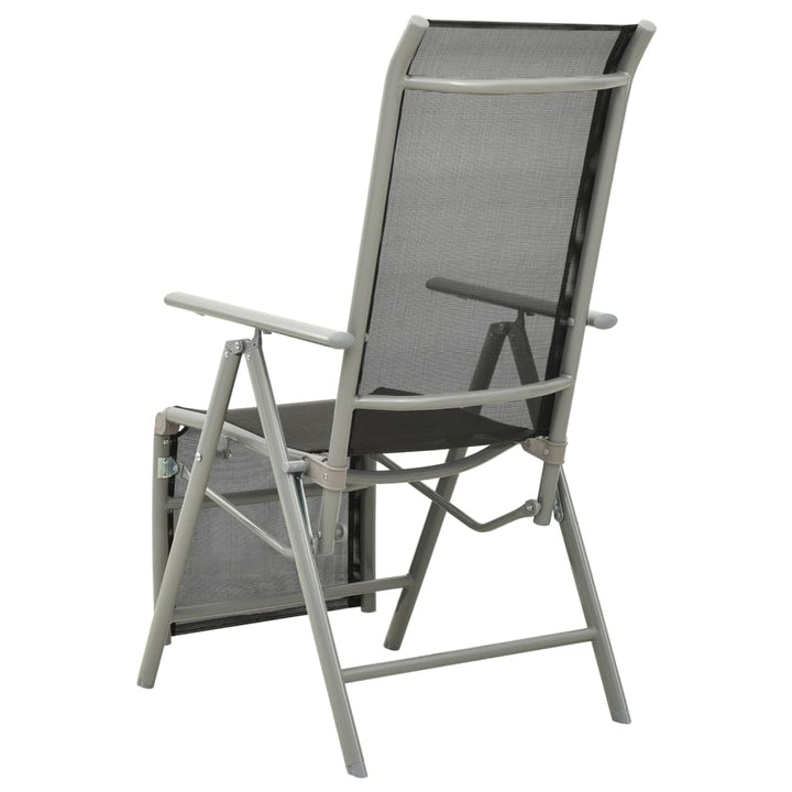 postitionsstole 2 stk. textilene og aluminium