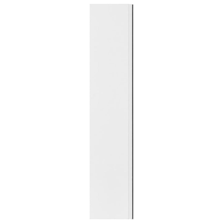 323607 vidaXL Bathroom Mirror Cabinet White 60x15x75 cm MDF