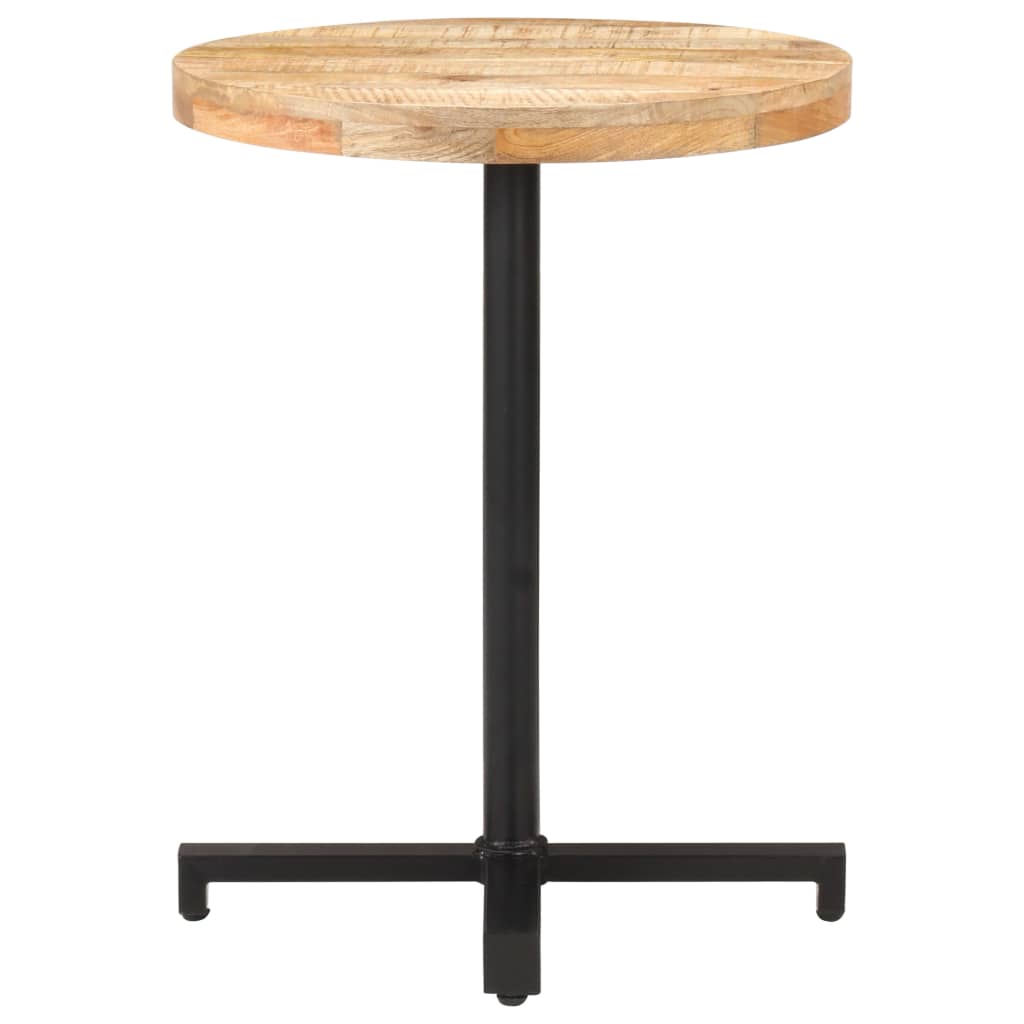 bistrobord Ø60x75 cm rund ru mangotræ