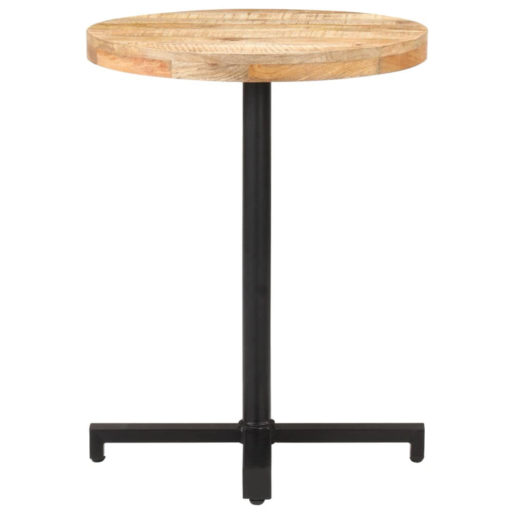 bistrobord Ø60x75 cm rund ru mangotræ
