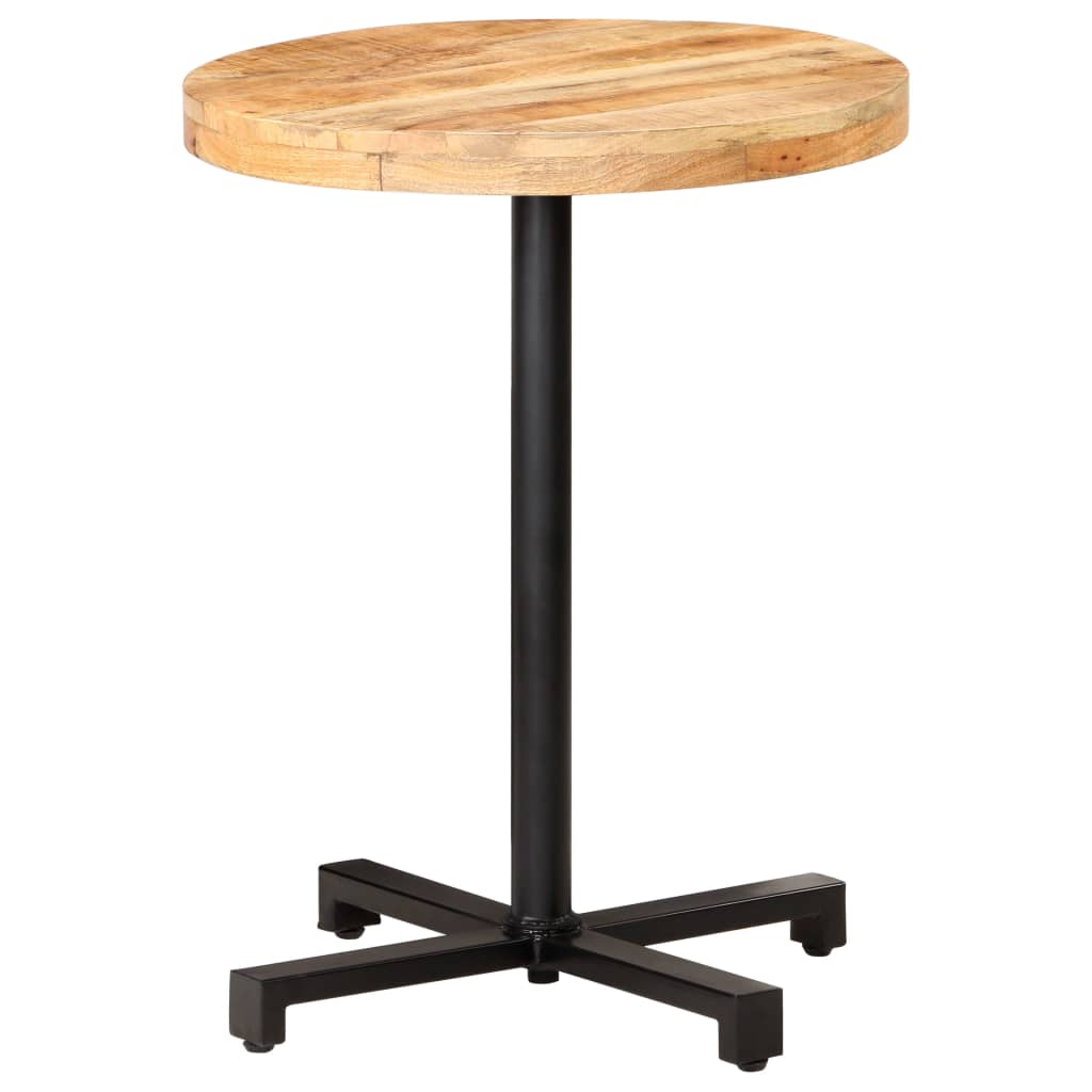 bistrobord Ø60x75 cm rund ru mangotræ