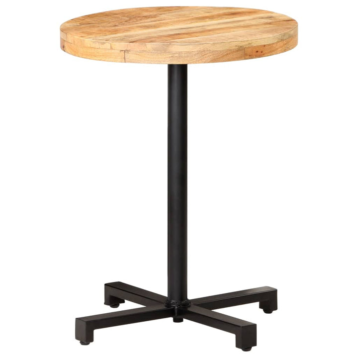 bistrobord Ø60x75 cm rund ru mangotræ