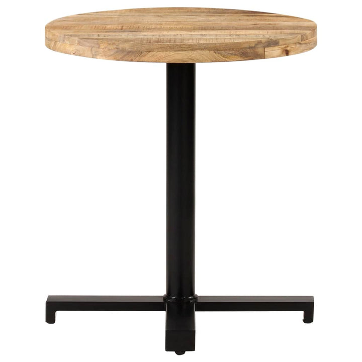 bistrobord Ø70x75 cm rund ru mangotræ