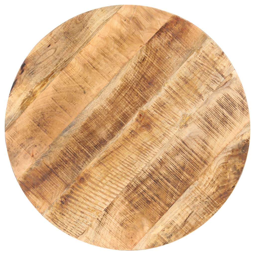 bistrobord Ø80x75 cm rund ru mangotræ