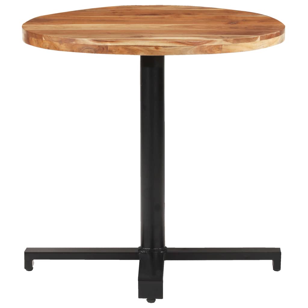 bistrobord Ø80x75 cm massivt akacietræ