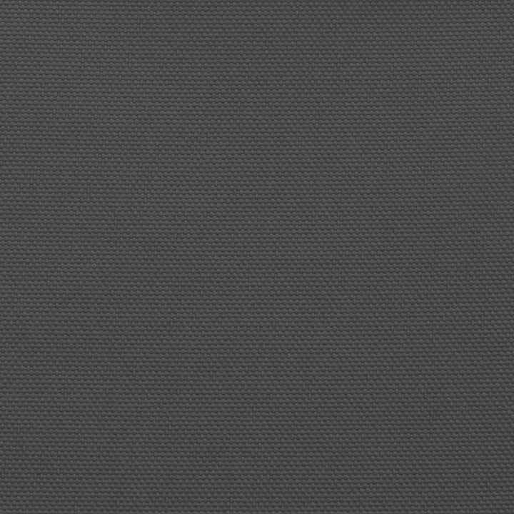 solsejl 5x8 m oxfordstof rektangulær antracitgrå