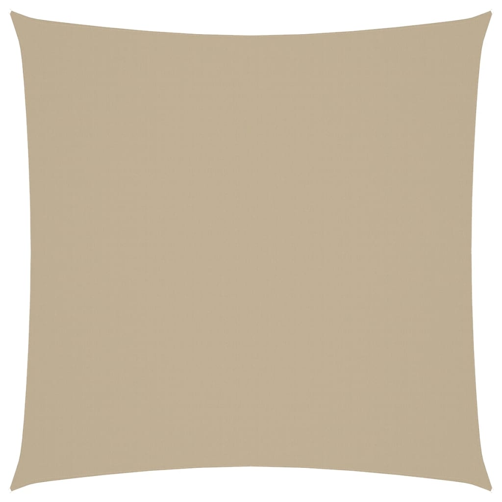 solsejl 5x5 m firkantet oxfordstof beige