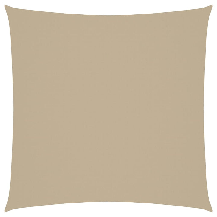 solsejl 5x5 m firkantet oxfordstof beige