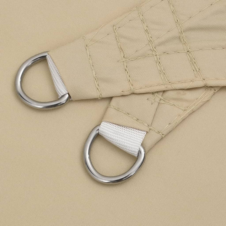 solsejl 6x6 m firkantet oxfordstof beige