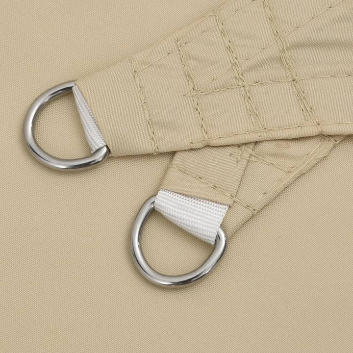solsejl 7x7 m firkantet oxfordstof beige