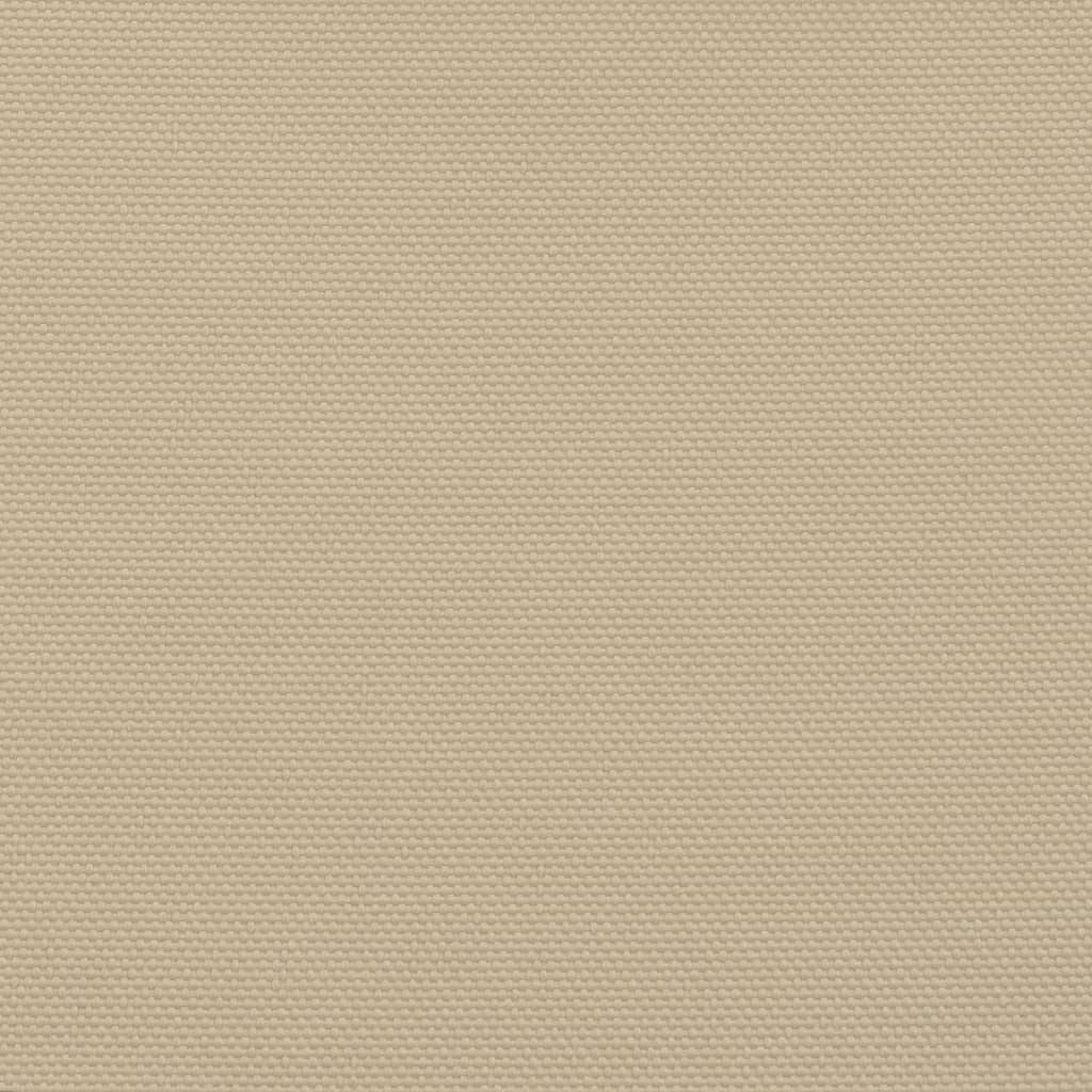 solsejl 5x6 m rektangulær oxfordstof beige
