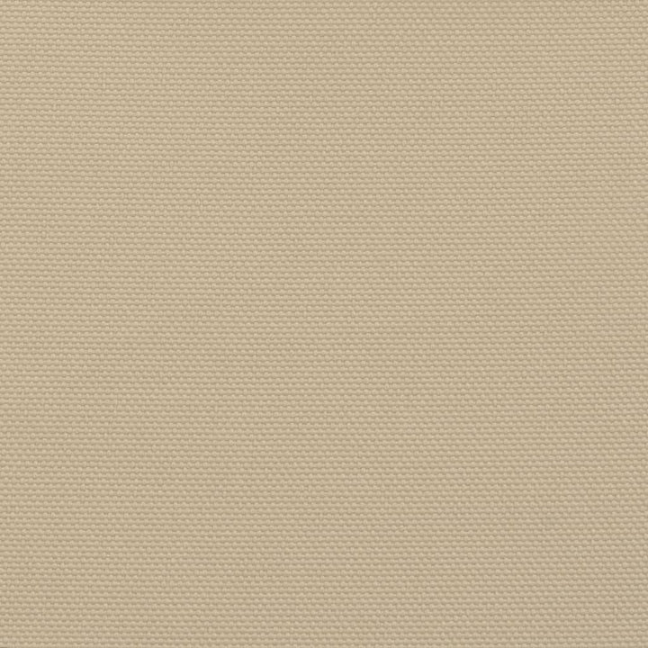 solsejl 5x6 m rektangulær oxfordstof beige