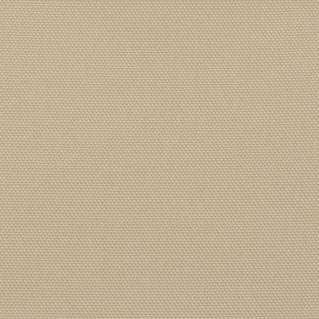 solsejl 6x7 m rektangulær oxfordstof beige