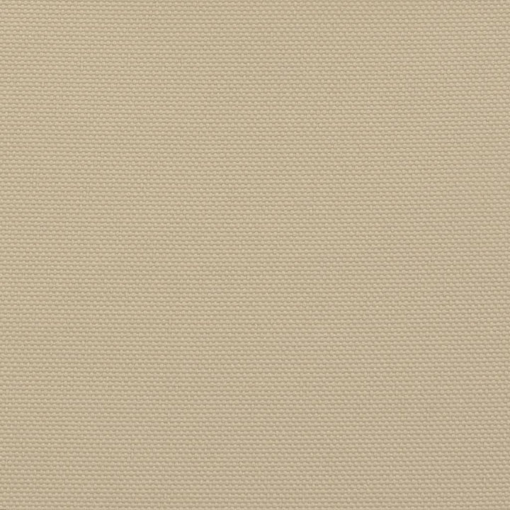 solsejl 6x7 m rektangulær oxfordstof beige