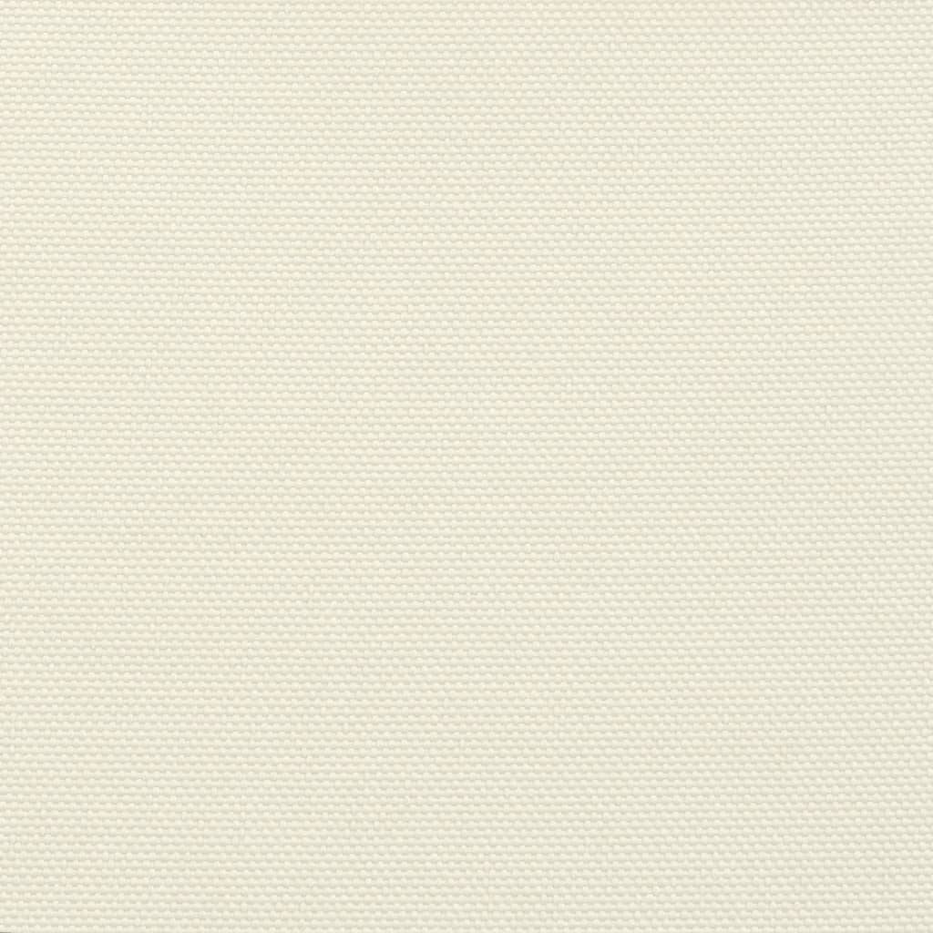 solsejl 5x7 m rektangulær oxfordstof cremefarvet