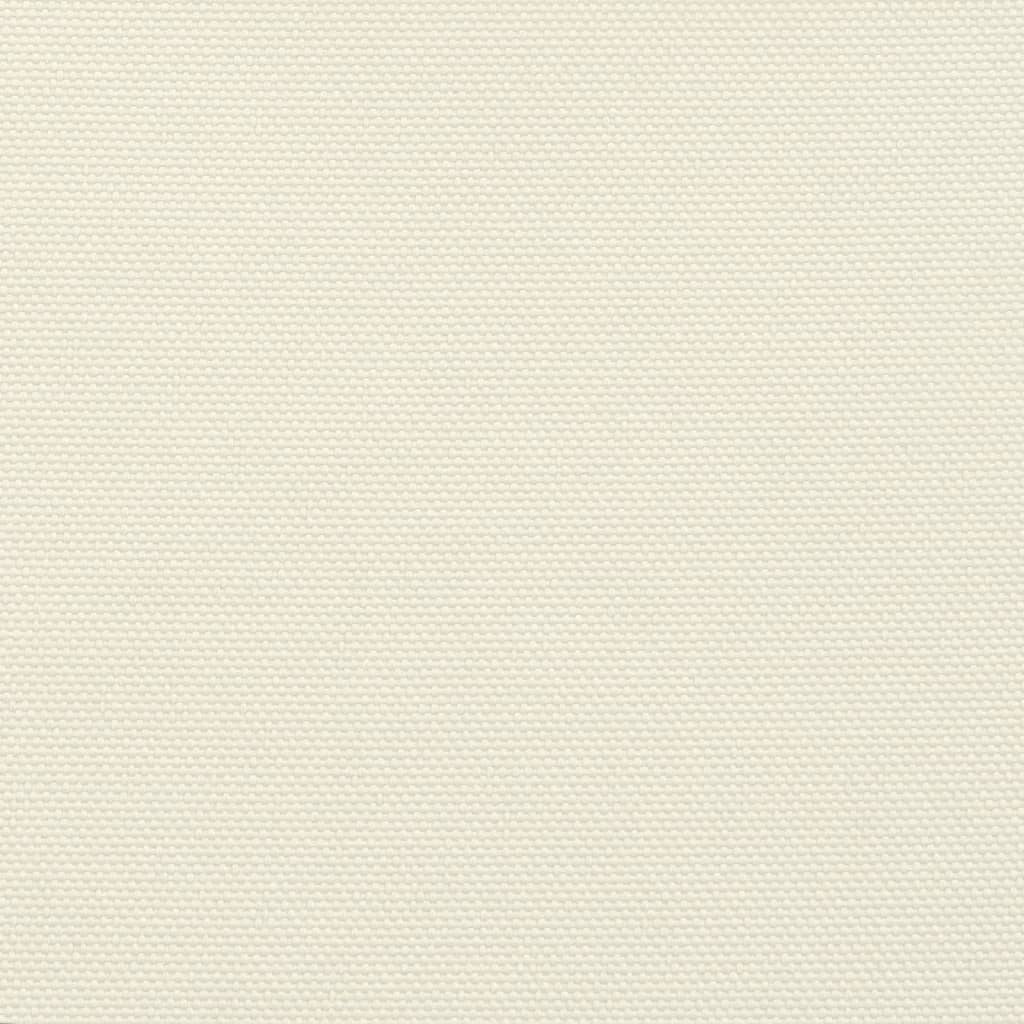 solsejl 5x8 m rektangulær oxfordstof cremefarvet