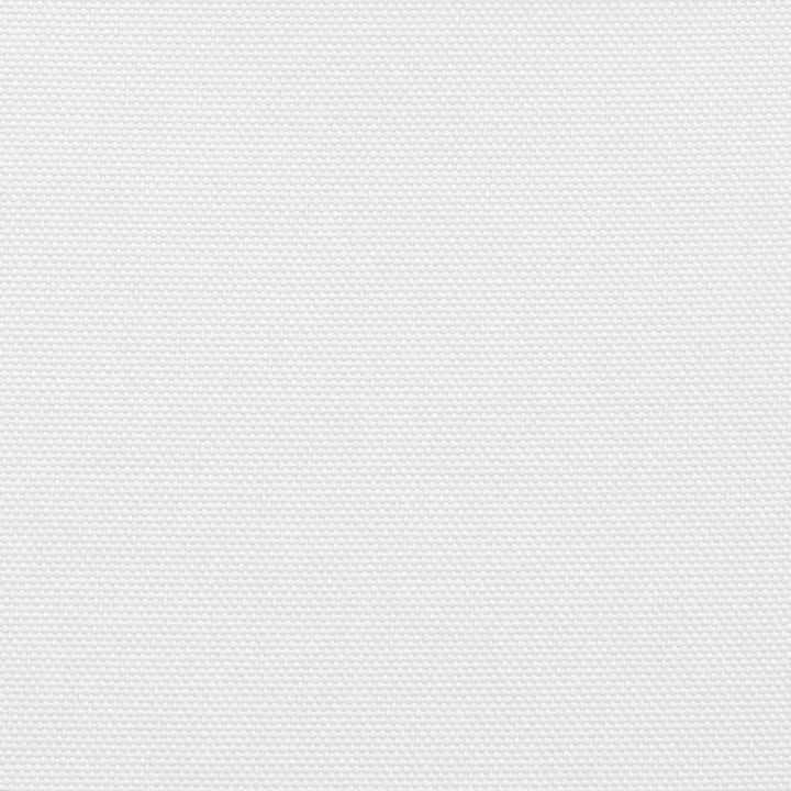 solsejl 5x6 m rektangulær oxfordstof hvid