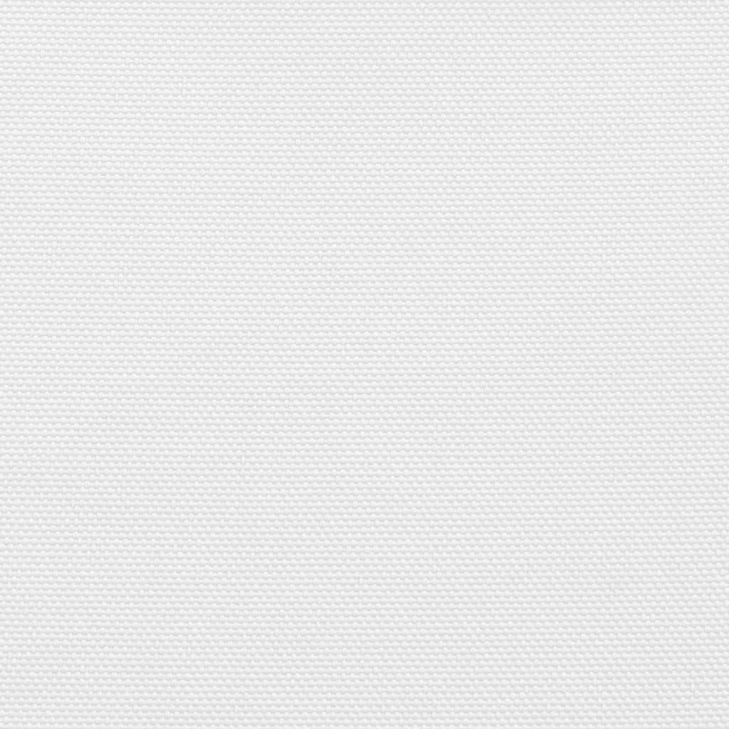 solsejl 5x8 m rektangulær oxfordstof hvid