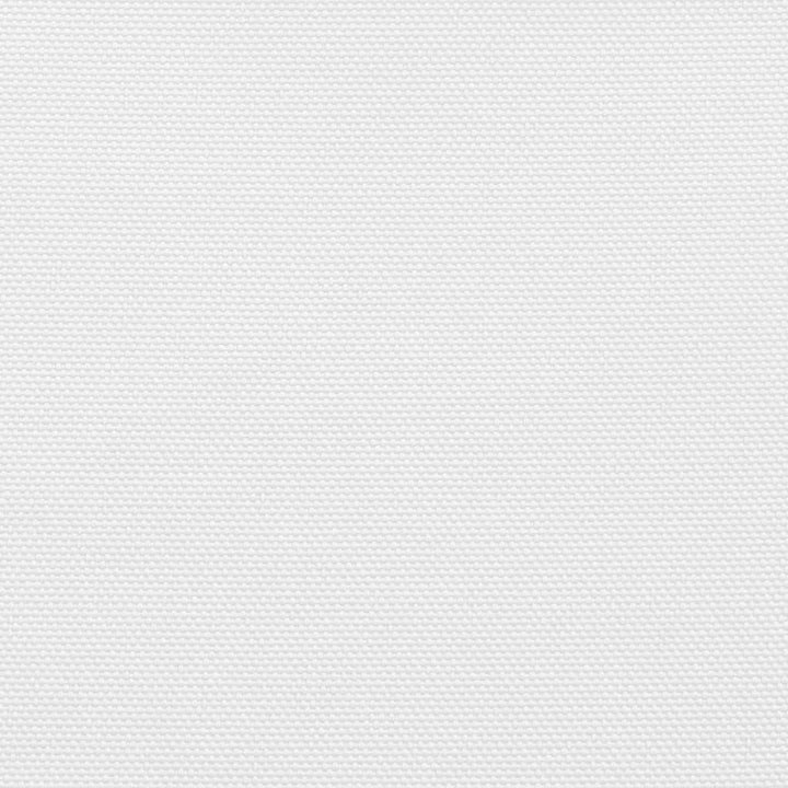solsejl 5x8 m rektangulær oxfordstof hvid