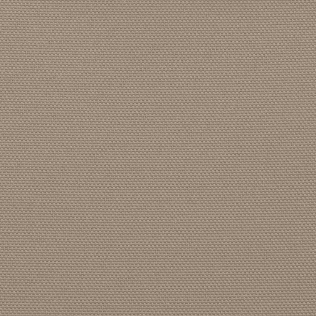 solsejl 4x6 m rektangulær oxfordstof gråbrun