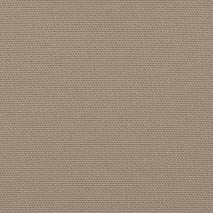 solsejl 4x6 m rektangulær oxfordstof gråbrun