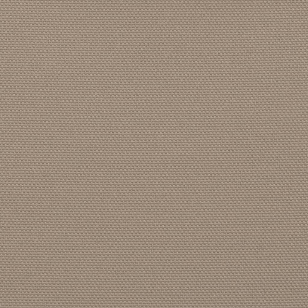 solsejl 5x6 m rektangulær oxfordstof gråbrun