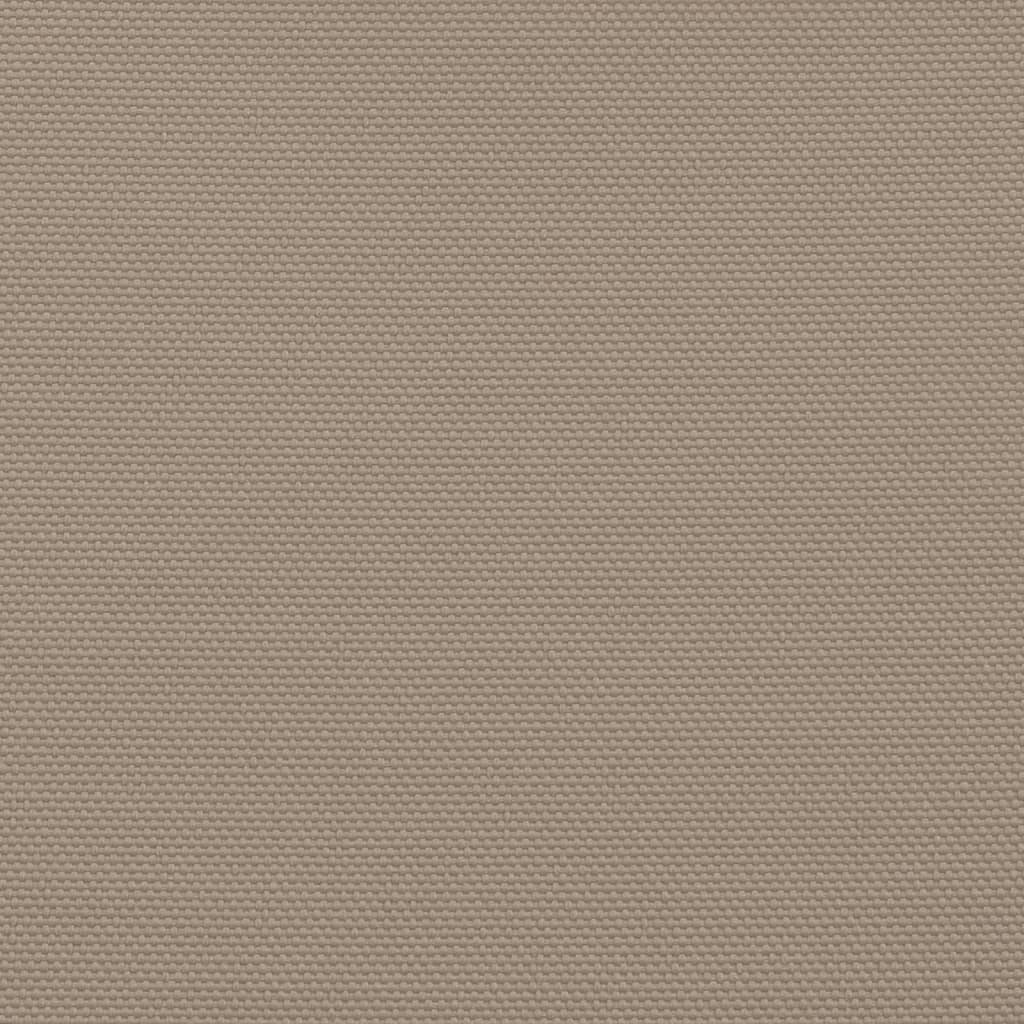 solsejl 5x8 m rektangulær oxfordstof gråbrun