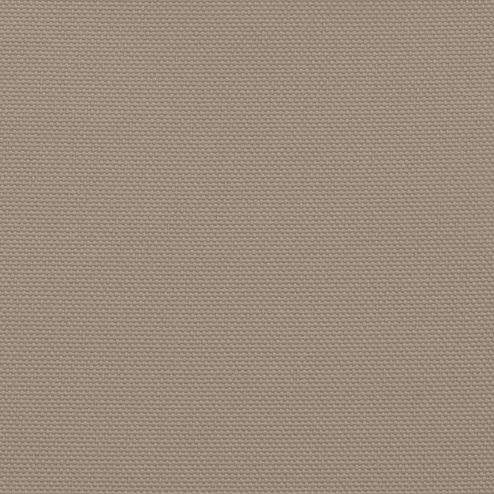 solsejl 6x7 m rektangulær oxfordstof gråbrun