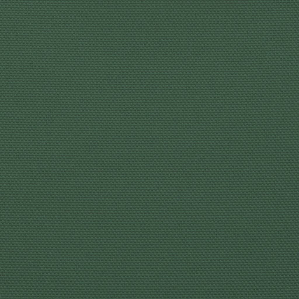 solsejl 5x8 m oxfordstof rektangulært mørkegrøn