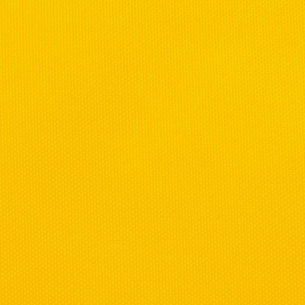 solsejl 5x8 m rektangulær oxfordstof gul
