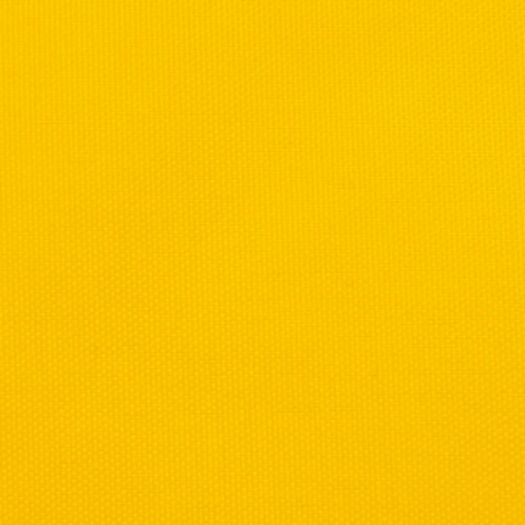 solsejl 6x7 m rektangulær oxfordstof gul