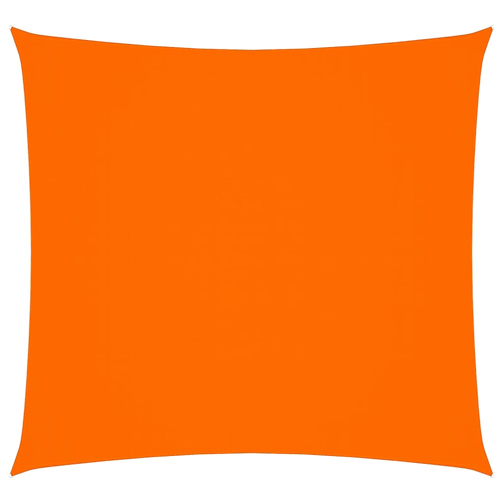 solsejl 5x5 m firkantet oxfordstof orange
