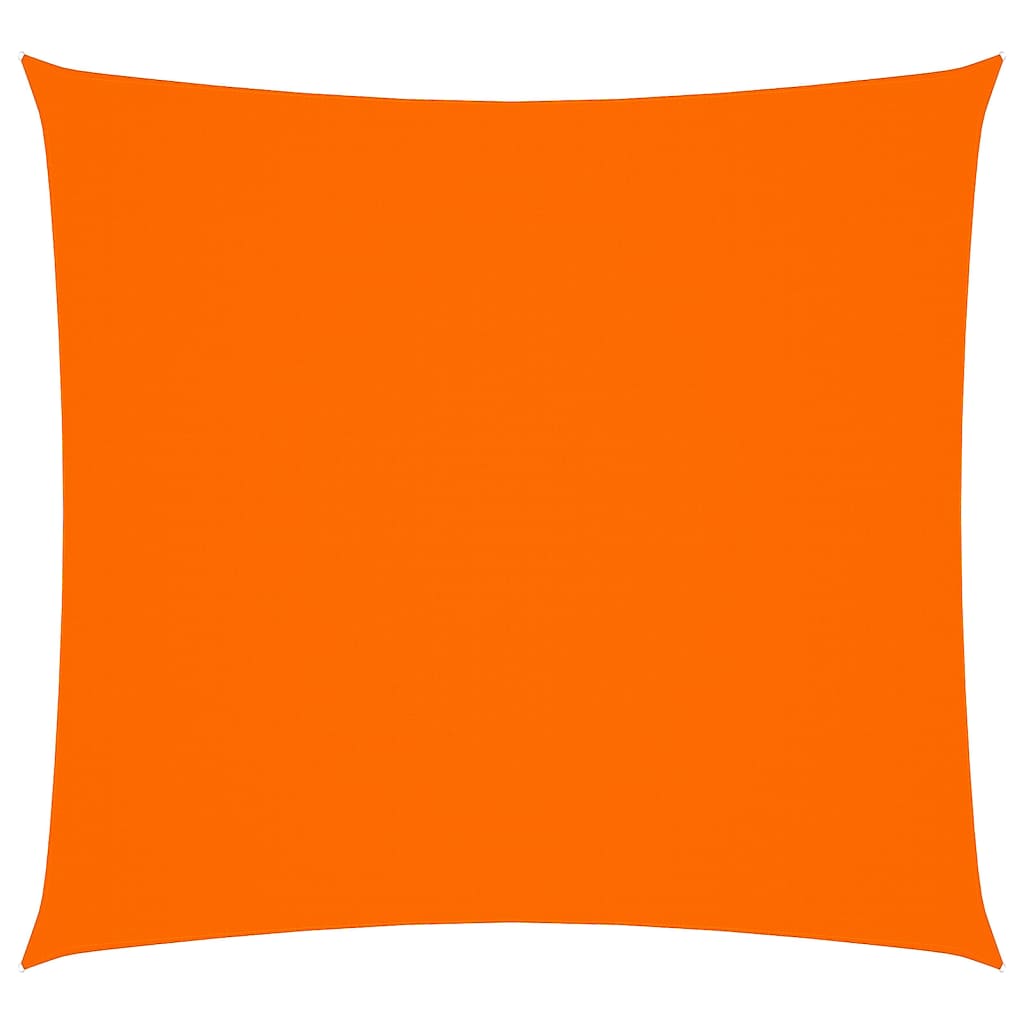 solsejl 7x7 m oxfordstof firkantet orange