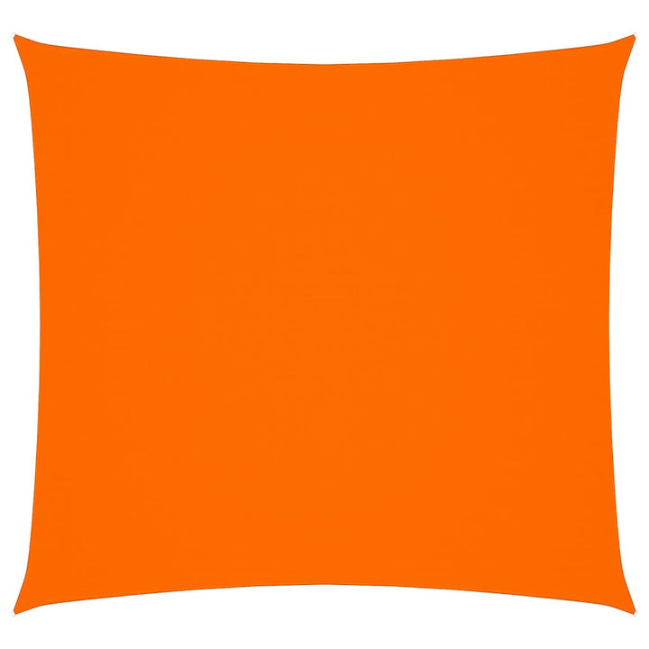 solsejl 7x7 m oxfordstof firkantet orange