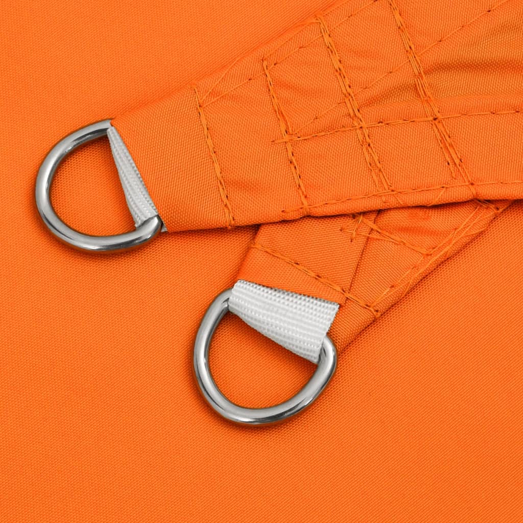 solsejl 7x7 m oxfordstof firkantet orange