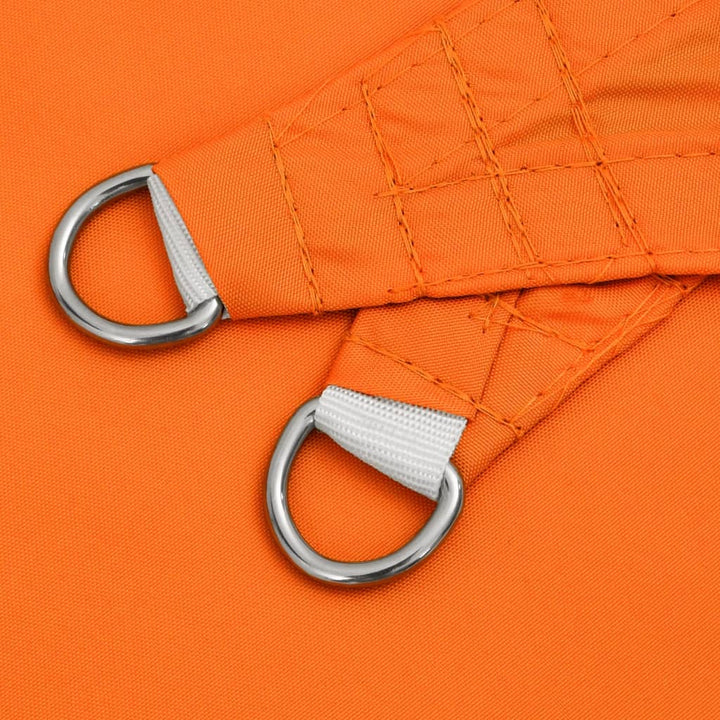 solsejl 7x7 m oxfordstof firkantet orange