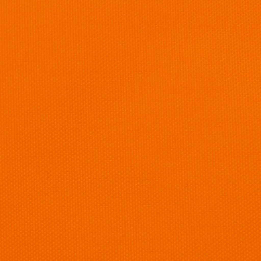 solsejl 5x7 m rektangulær oxfordstof orange