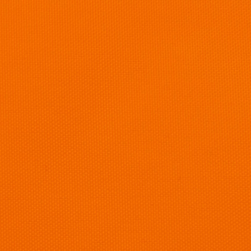 solsejl 5x8 m rektangulær oxfordstof orange