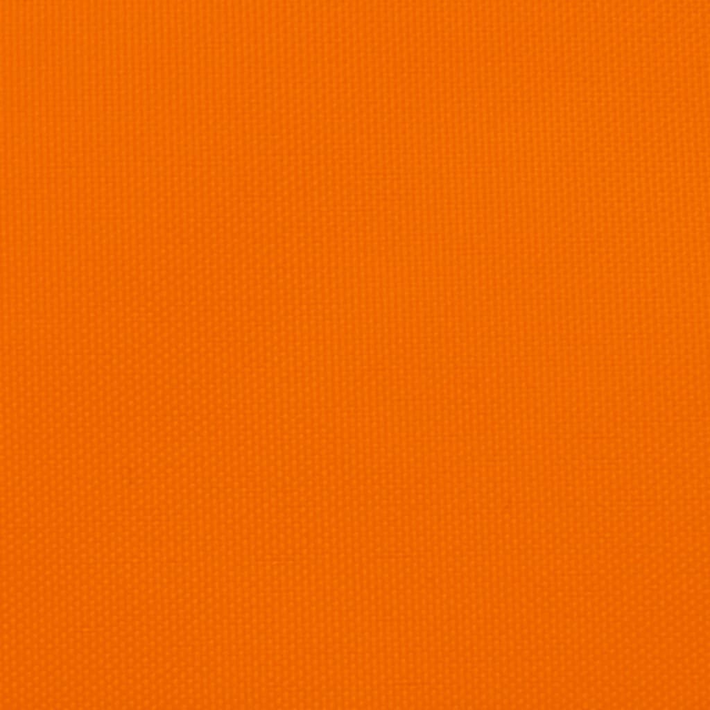 solsejl 6x7 m rektangulær oxfordstof orange