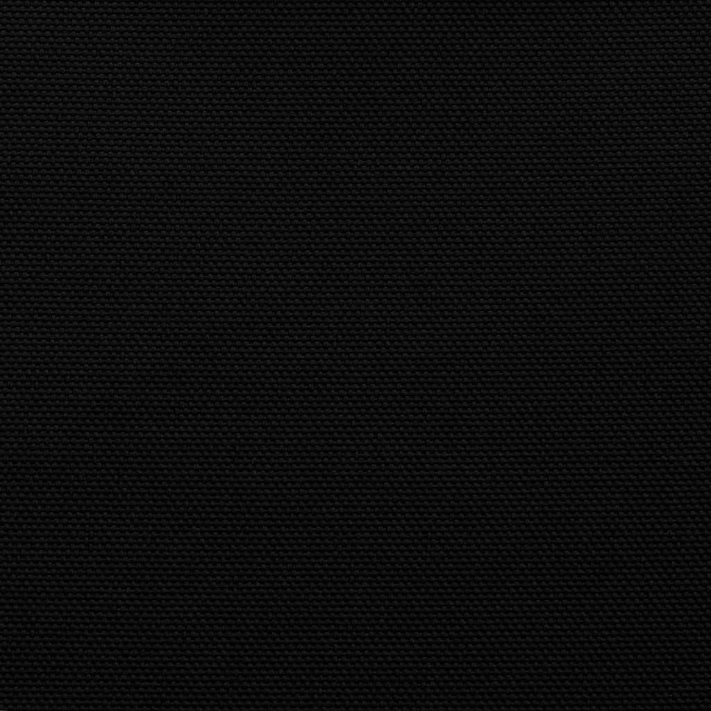 solsejl 5x6 m rektangulær oxfordstof sort