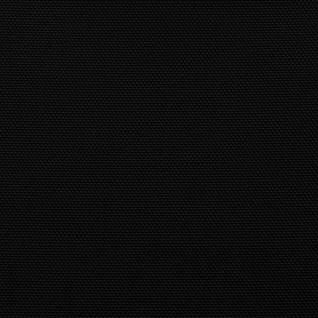 solsejl 6x7 m rektangulær oxfordstof sort