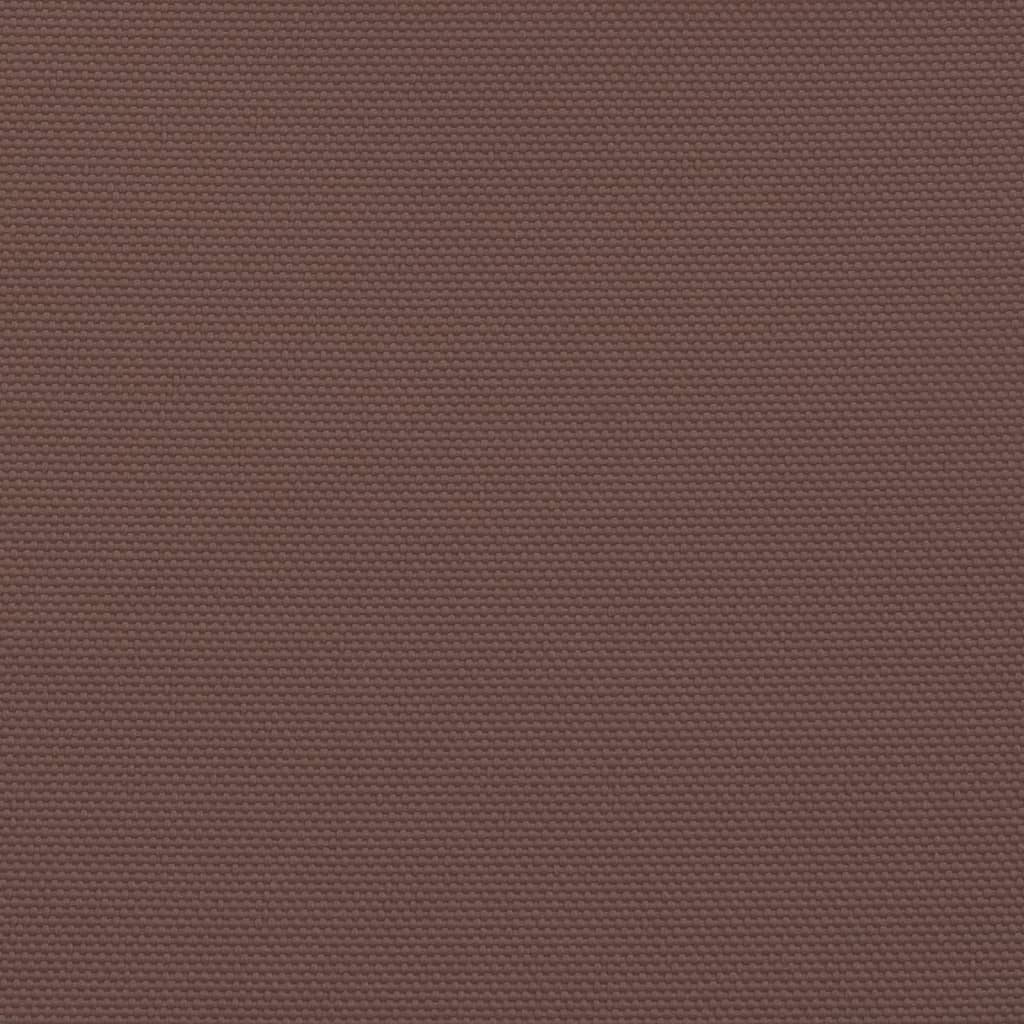 solsejl 6x6 m firkantet oxfordstof brun