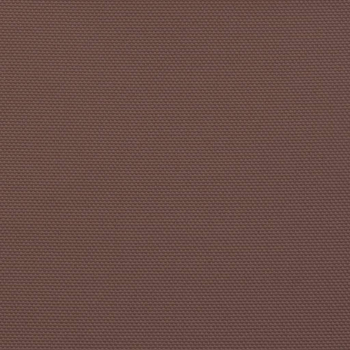 solsejl 7x7 m oxfordstof firkantet brun