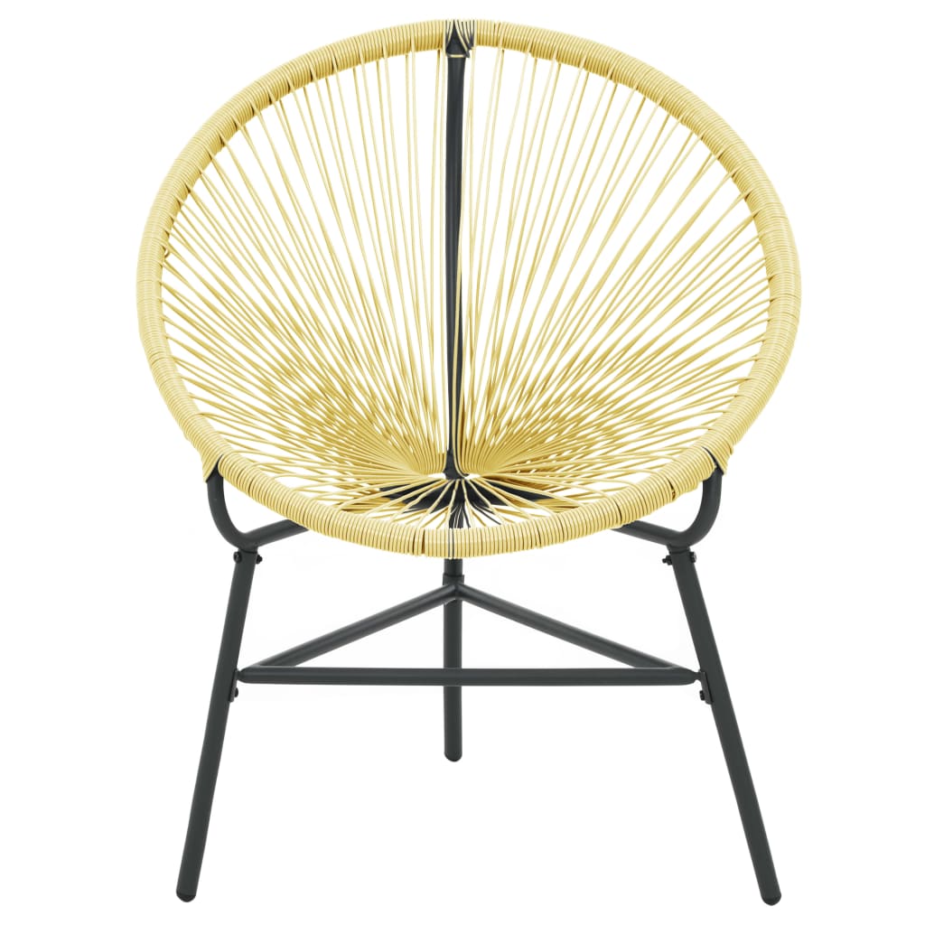 Acapulco-stol polyrattan beige
