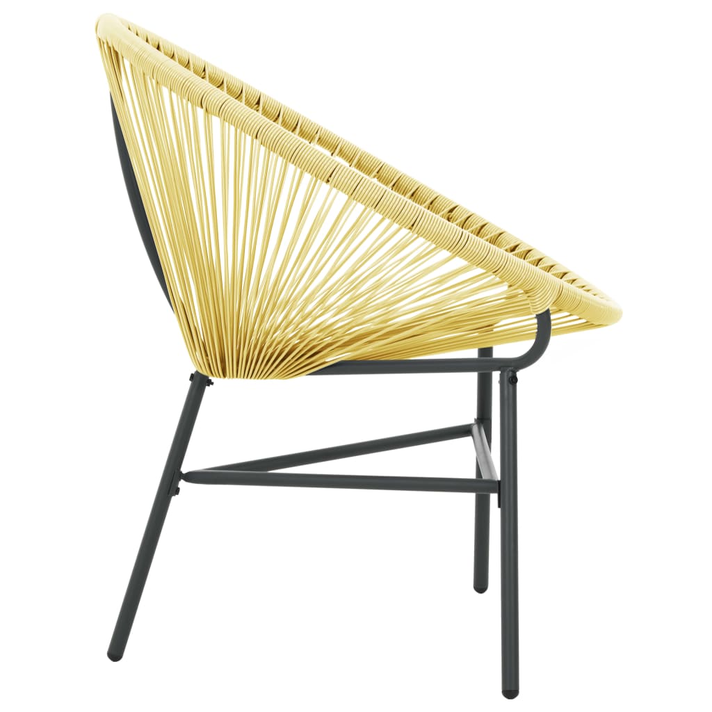Acapulco-stol polyrattan beige